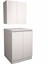 BANYO ÜST DOLAPLI ÇAMAŞIR-KURUTMA MAKİNASI DOLABI TAKIMI - MDF - KULPSUZ SOFTLY TAKIM mo8 1