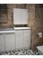 BANYO ÜST DOLAPLI ÇAMAŞIR-KURUTMA MAKİNASI DOLABI TAKIMI - MDF - KULPSUZ SOFTLY TAKIM mo8 4