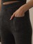 Kadın Koyu Gri Lüks Pamuk Dokulu Regular Fit Pantolon 3