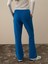 Kadın Mavi Pamuk Dokulu Regular Fit Sweat Pantolon 4