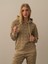 Kadın Bej Işıltılı Lurex Detaylı Oversize Sweatshirt 2