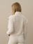 Kadın Ekru Pamuk Dokulu Regular Fit Sweatshirt 4