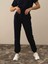 Kadın Lacivert Pamuk Dokulu Regular Fit Sweat Pantolon 2