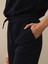 Kadın Lacivert Pamuk Dokulu Regular Fit Sweat Pantolon 3
