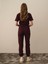 Kadın Bordo Pamuk Dokulu Regular Fit Sweat Pantolon 4
