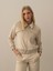 Kadın Bej Formunu Koruyan Oversize Sweatmont 2