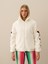 Kadın Kırık Beyaz Formunu Koruyan Oversize Sweatmont 3
