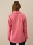 Kadın Pembe Pamuk Dokulu Regular Fit Ceket 5