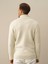 Erkek Ekru Doğal Yün Dokulu Regular Fit Hırka 3