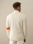 Erkek Ekru Doğal Yün Dokulu Regular Fit Hırka 3