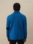 Erkek Mavi Doğal Yün Dokulu Regular Fit Hırka 3