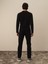 Erkek Siyah Pamuk Dokulu Slim Fit Pantolon 5