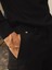 Erkek Siyah Esnek Dokulu Regular Fit Jogger Pantolon 3