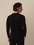 Erkek Siyah Modal Dokulu Slim Fit Uzun Kollu Tişört 3