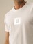 Erkek Kırık Beyaz Pamuk Dokulu Regular Fit Tişört 3
