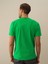 Erkek Yeşil Pamuk Dokulu Regular Fit Tişört 3