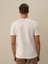 Erkek Ekru Pamuk Dokulu Regular Fit Tişört 4