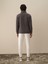 Erkek Koyu Gri Pamuk Dokulu Regular Fit Sweatshirt 4