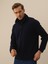 Erkek Lacivert Pamuk Dokulu Regular Fit Sweatshirt 2