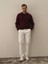 Erkek Bordo Pamuk Dokulu Regular Fit Sweatshirt 1