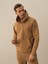 Erkek Camel Pamuk Dokulu Regular Fit Sweatshirt 2