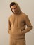 Erkek Camel Pamuk Dokulu Regular Fit Sweatshirt 3