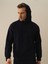 Erkek Lacivert Pamuk Dokulu Regular Fit Sweatshirt 3
