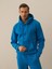 Erkek Mavi Pamuk Dokulu Regular Fit Sweatshirt 2