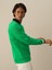 Erkek Yeşil Pamuk Dokulu Regular Fit Sweatshirt 4