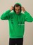 Erkek Yeşil Pamuk Dokulu Regular Fit Sweatshirt 3