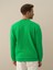 Erkek Yeşil Pamuk Dokulu Regular Fit Sweatshirt 4