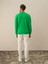 Erkek Yeşil Pamuk Dokulu Regular Fit Sweatshirt 5