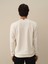 Erkek Ekru Pamuk Dokulu Regular Fit Sweatshirt 3