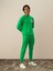 Erkek Yeşil Pamuk Dokulu Regular Fit Sweatshirt 1
