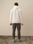 Erkek Kırık Beyaz Pamuk Dokulu Regular Fit Sweatshirt 5