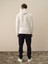 Erkek Kırık Beyaz Pamuk Dokulu Regular Fit Sweatshirt 4