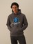 Erkek Koyu Gri Pamuk Dokulu Regular Fit Sweatshirt 2