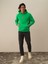 Erkek Yeşil Pamuk Dokulu Regular Fit Sweatshirt 1