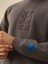Erkek Koyu Gri Dokulu Pamuk Dokulu Regular Fit Sweatshirt 3