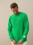 Erkek Yeşil Pamuk Dokulu Regular Fit Sweatshirt 3