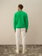 Erkek Yeşil Pamuk Dokulu Regular Fit Sweatshirt 5
