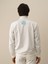 Erkek Kırık Beyaz Pamuk Dokulu Regular Fit Sweatshirt 4