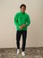 Erkek Yeşil Pamuk Dokulu Regular Fit Sweatshirt 1