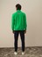 Erkek Yeşil Pamuk Dokulu Regular Fit Sweatshirt 5