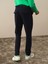Erkek Lacivert Pamuk Dokulu Slim Fit Jogger Pantolon 3
