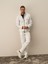Erkek Kırık Beyaz Pamuk Dokulu Regular Fit Sweatmont 1