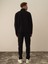 Erkek Siyah Pamuk Dokulu Regular Fit Sweatmont 5