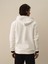 Erkek Kırık Beyaz Pamuk Dokulu Regular Fit Sweatmont 4