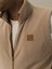 Erkek Bej Pamuk Dokulu Regular Fit Yelek 3