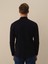 Erkek Lacivert Modal Dokulu Slim Fit Uzun Kollu Tişört 3